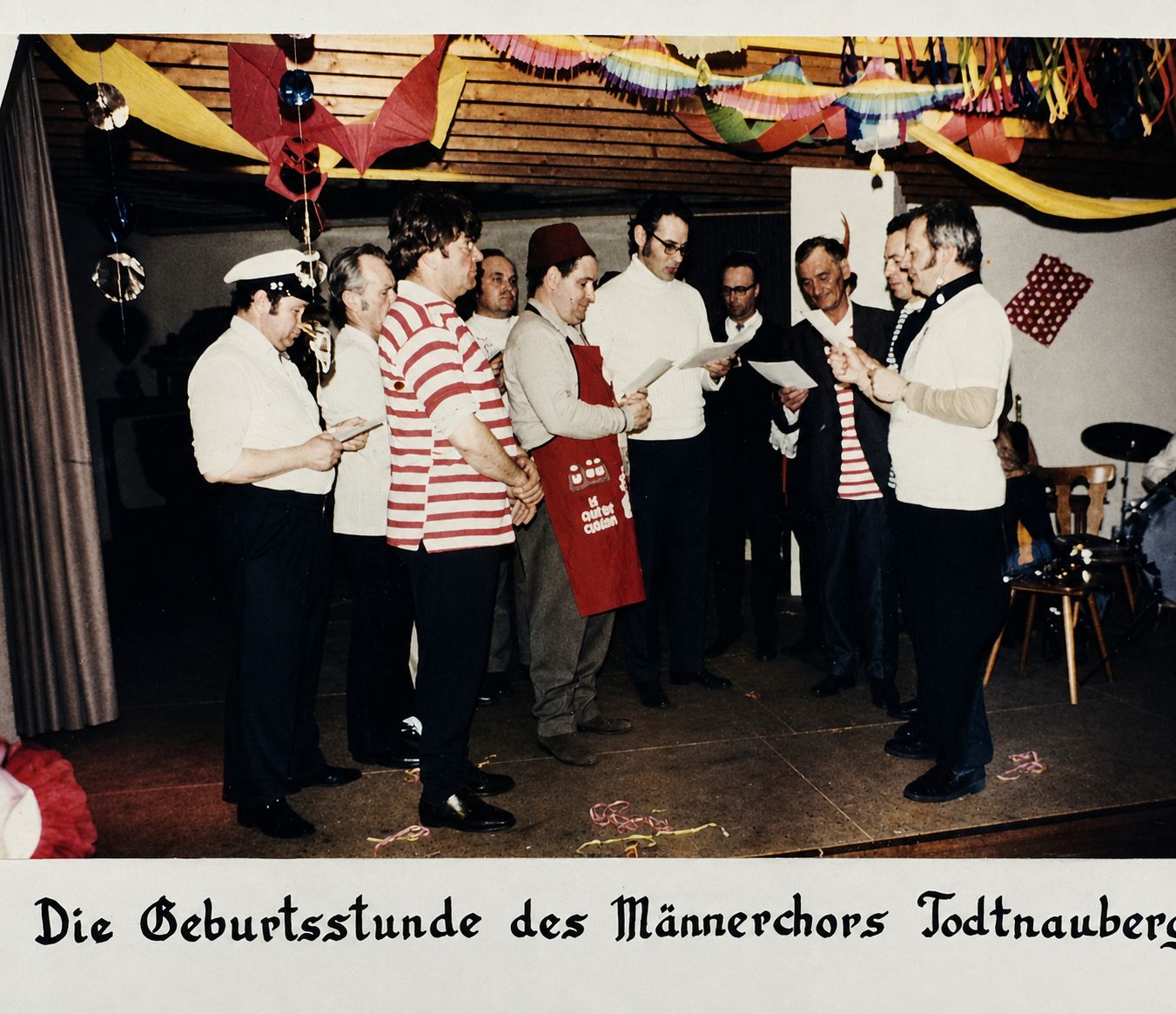 Die Geburtsstunde des Männerchors Todtnauberg