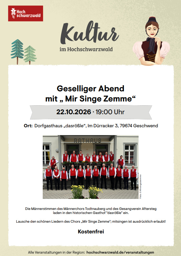Auftritt im Rössle Geschwend Auftritt im Rössle Geschwend
